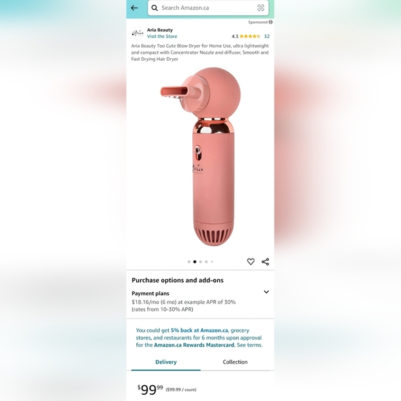 Aria Beauty Compact Blowdryer - Picture 5 of 5